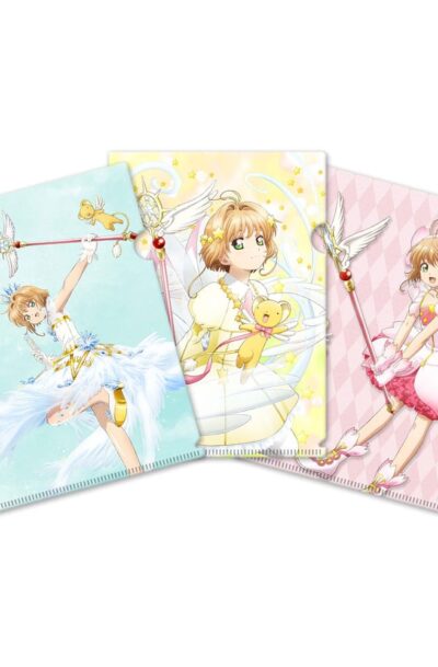 Sakami Merchandise: Cardcaptor Sakura Clear Card Klarsichthüllen 3er-Set