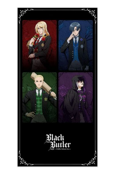 Black Butler: Public School Arc Handtuch The Prefect Four / P4 150 x 75 cm