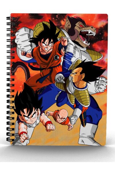 SD Toys: Dragon Ball Z Notizbuch mit 3D-Effekt Goku vs Vegeta