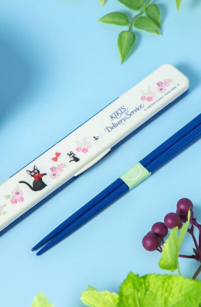 Skater: Kikis kleiner Lieferservice Essstäbchen mit Box Jiji Flower garland 18 cm