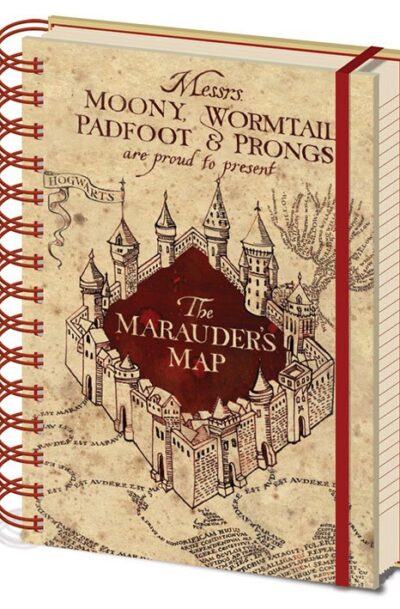 Pyramid International: Harry Potter Notizbuch A5 Marauders Map