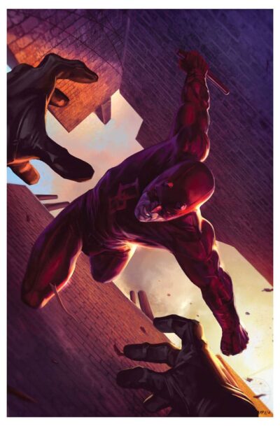 Marvel Kunstdruck Daredevil: The Man Without Fear 60 x 41 cm - ungerahmt