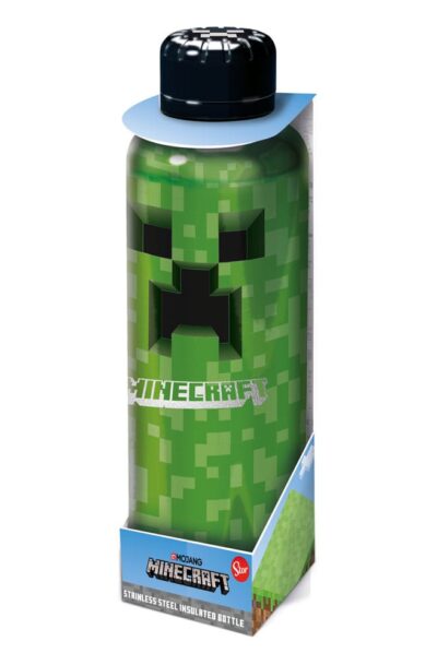 Stor: Minecraft Edelstahl-Trinkflasche Creeper