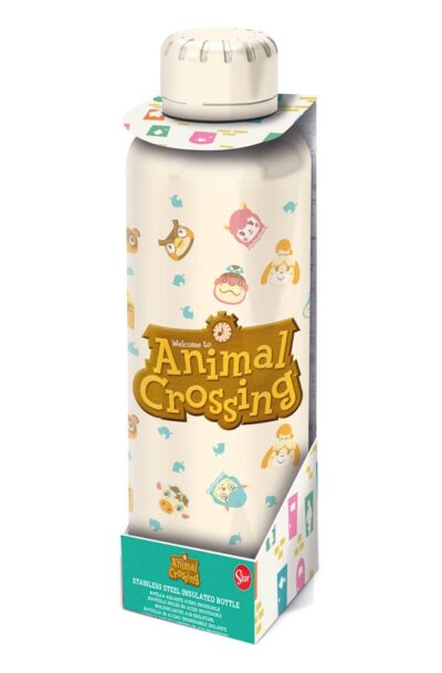 Stor: Animal Crossing Edelstahl-Trinkflasche Logo