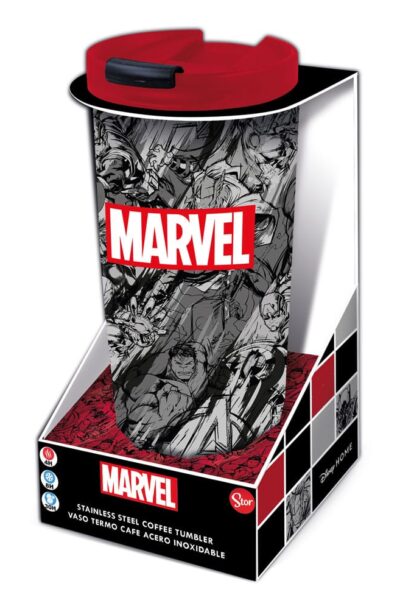Stor: Marvel Edelstahl-Reisebecher Marvel Pattern