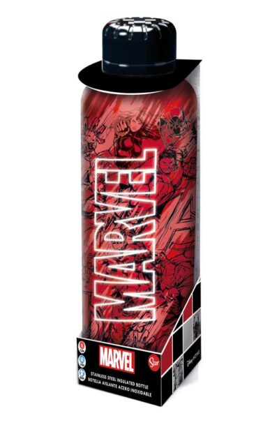 Stor: Marvel Edelstahl-Trinkflasche Marvel Pattern