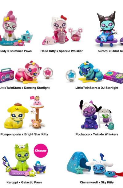 Tokidoki: Hello Kitty Blind Box Figuren Sortiment Galactic Cats x Hello Kitty & Friends 7 cm (8)