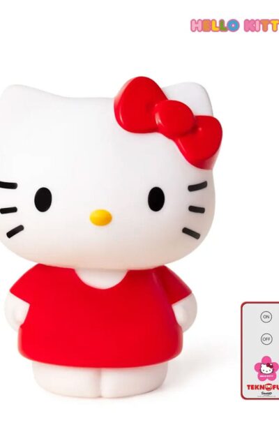 Teknofun: Hello Kitty LED Leuchte Hello Kitty Red 25 cm