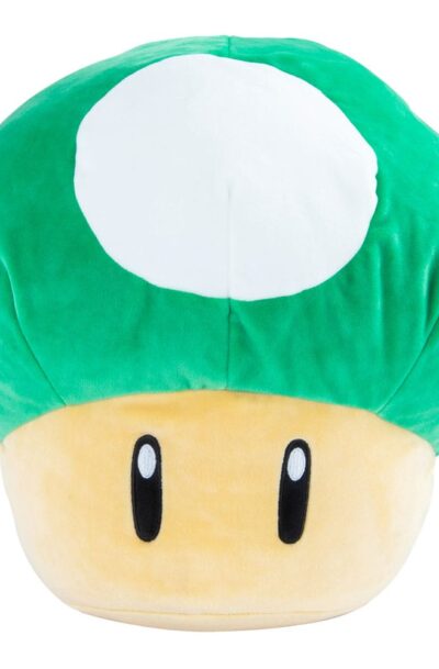 Tomy: Super Mario Mocchi-Mocchi Mega Plüschfigur 1-Up-Pilz 36 cm