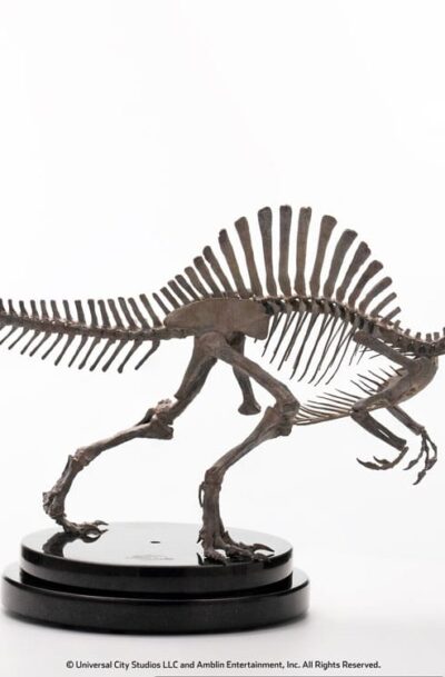 Elite Creature Collectibles: Jurassic Park III ECC Elite Creature Line Statue 1/24 Spinosaurus Skeleton Bronze 27 cm