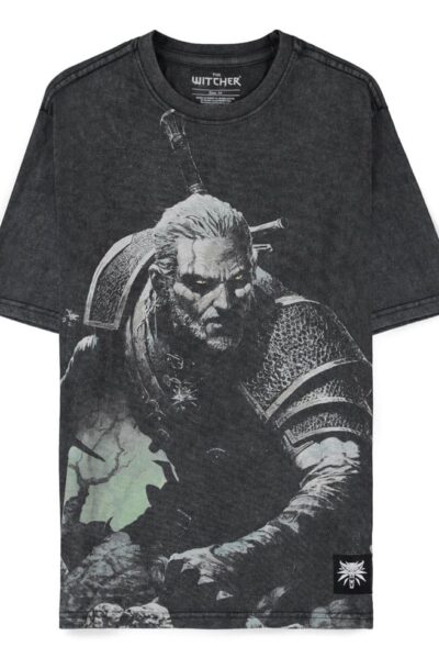 Difuzed: The Witcher Wild Hunt T-Shirt Geralt Washed  Grösse XL