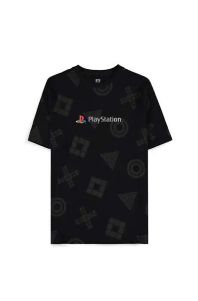 Difuzed: PlayStation T-Shirt Logo All Over Print Grösse L