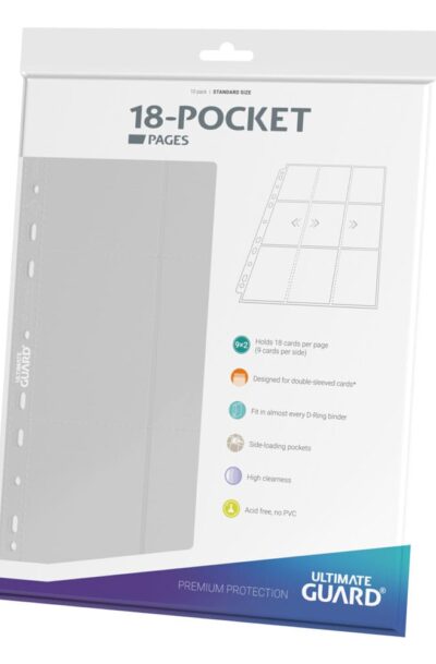 Ultimate Guard: Ultimate Guard 18-Pocket Pages Side-Loading Weiss (10)