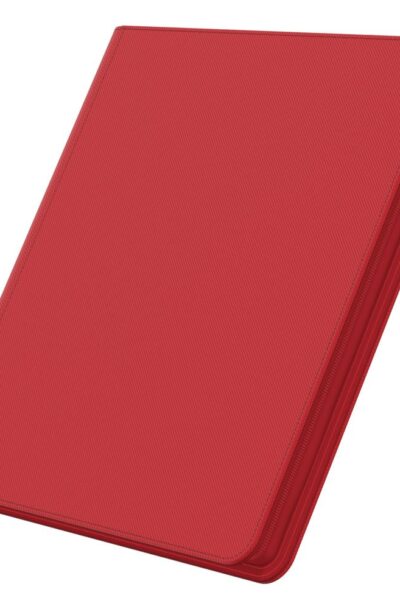 Ultimate Guard: Ultimate Guard Zipfolio 480 – 24-Pocket XenoSkin (Quadrow) – Rot