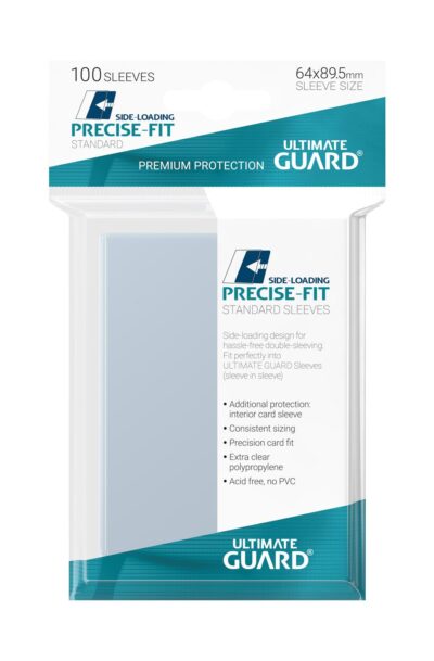 Ultimate Guard: Ultimate Guard Precise-Fit Sleeves Side-Loading Standardgrösse Transparent (100)