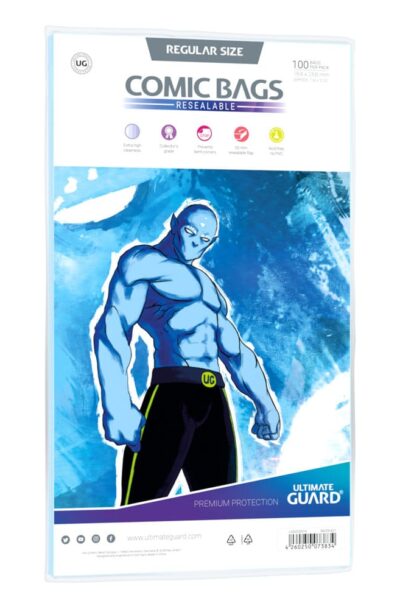 Ultimate Guard: Ultimate Guard Comic Bags wiederverschliessbar Regular Size (100)