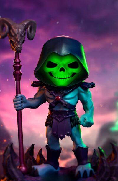 Iron Studios: Motu - Masters of the Universe "Skeletor - Glow in the Dark" Exklusiv Mini Co. PVC Figur