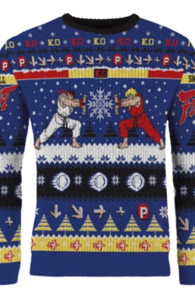 AAA Merchandise: Street Fighter Christmas Pullover Ryu & Ken Grösse XL