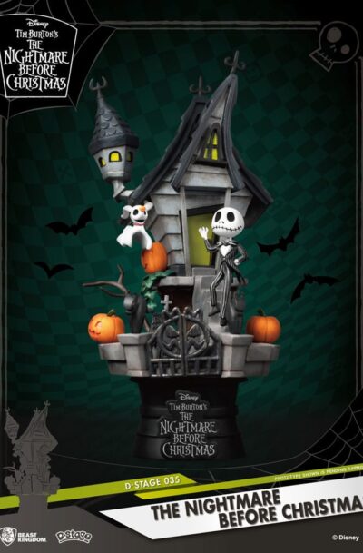 Beast Kingdom Toys: Nightmare before Christmas D-Stage PVC Diorama Jack’s Haunted House 15 cm