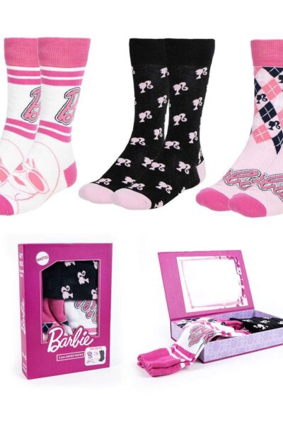 Cerdá: Barbie Socken 3er-Pack 36-43