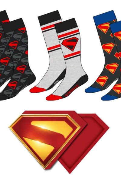 Cerdá: DC Comics Socken 3er-Pack Superman 38-45