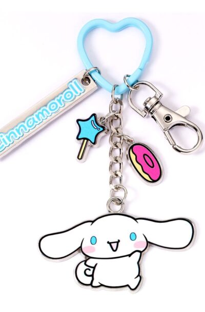 The Carat Shop: Hello Kitty Schlüsselanhänger mit Cinnamoroll Anhänger 15 cm