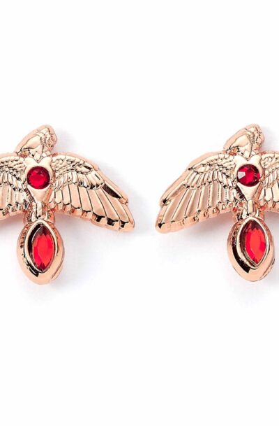 The Carat Shop: Harry Potter Ohrringe Fawkes (Vergoldet)