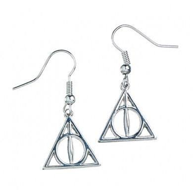 The Carat Shop: Harry Potter Ohrringe Deathly Hallows (versilbert)