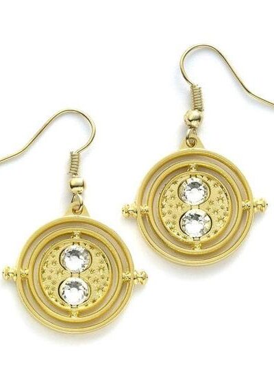 The Carat Shop: Harry Potter Ohrringe Zeitumkehrer (vergoldet)