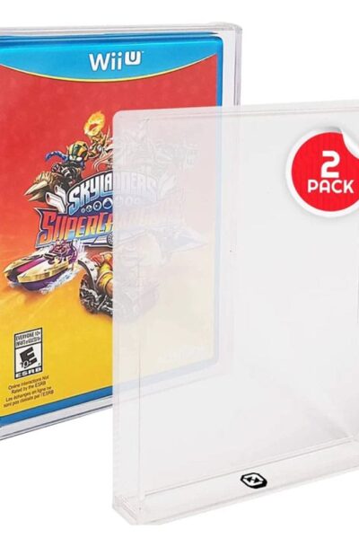 Evoretro: Acrylgehäuse 2er-Pack für DVD/Wii/GameCube/PS2/XboX/Xbox360