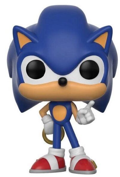 Funko: Sonic The Hedgehog POP! Games Vinyl Figur Sonic (Ring) 9 cm