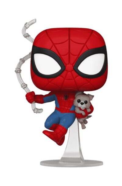 Funko: Spider-Man POP&Buddy! Movies Vinyl Figuren Spidey w/Sandwich(Dog) 9 cm