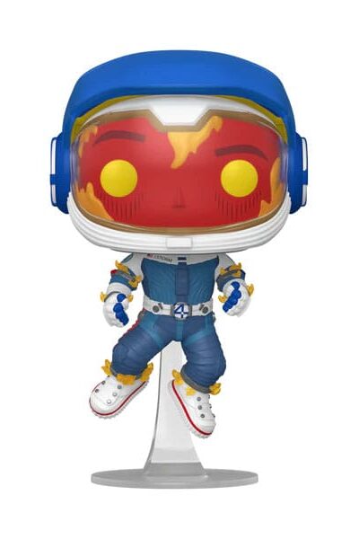 The Fantastic Four: First Steps POP! Vinyl Figur Human Torch (Astronaut) 9 cm