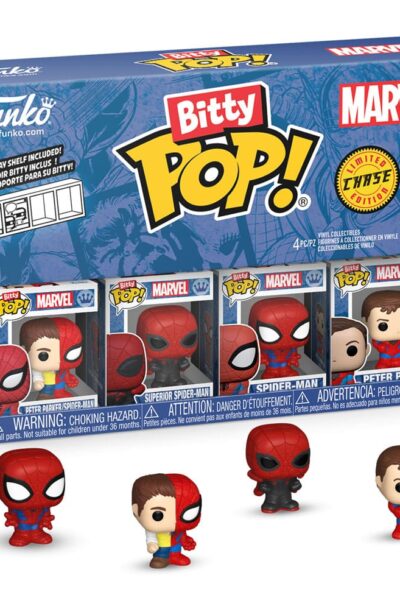Funko: Spider-Man Bitty POP! Vinyl Figuren 4er-Pack Series 4 2 cm