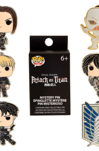 Funko: Attack on Titan Loungefly Ansteck-Pins Blind S4 Character Display (12)