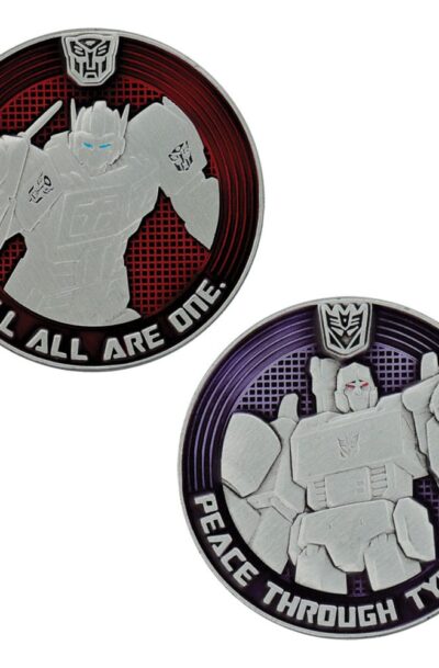 FaNaTtik: Transformers Generation 1 Sammelmünze G1 Autobots vs Decepticons Limited Edition 4 cm