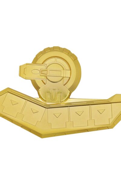 FaNaTtik: Yu-Yu-Gi-Oh! 24K Gold Plated Duel Disk Mini Replica 18 cm
