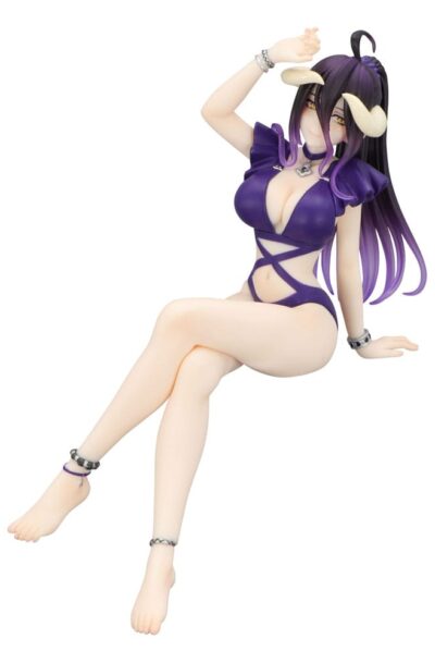 Furyu: Overlord Noodle Stopper PVC Statue Albedo Swimsuit Dark Purple Color Ver. 16 cm