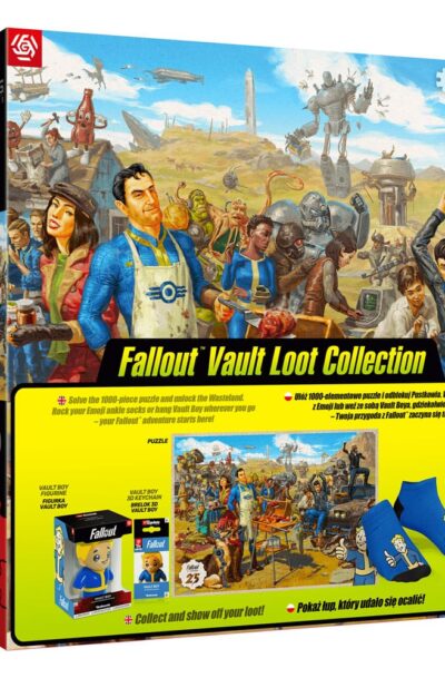 Good Loot: Fallout Geschenkset Fallout Vault Loot Collection (Puzzle, Socken, Figur & Schlüsselanhänger)