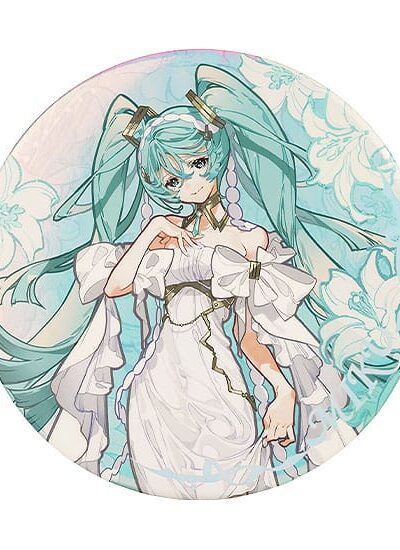 Character Vocal Series 01: Hatsune Miku Ansteck-Button Hatsune Miku feat. Yoneyama Mai Extra Large 15 cm