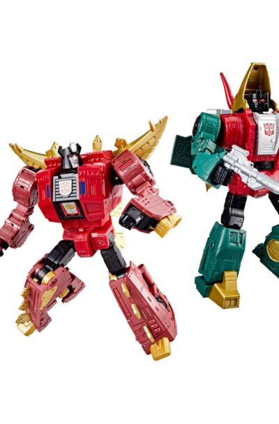 Hasbro: Transformers Age of the Primes Leader Class Actionfiguren 2er-Pack G2 Universe Dinobots Snarl & Slug 19 cm