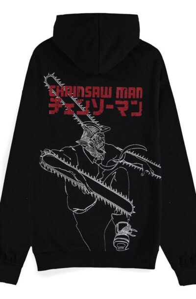 Difuzed: Chainsaw Man Kapuzenpullover mit Reissverschluss Chainsaw Devil Grösse S