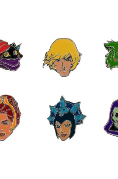Cinereplicas: Masters of the Universe Ansteck-Buttons 6er-Pack Characters