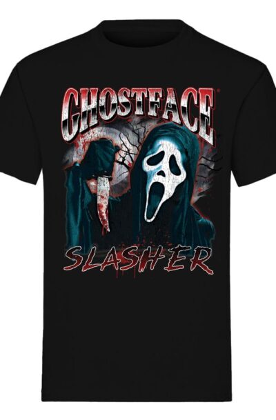 Indiego: Scream – Schrei! T-Shirt Ghost Face Slasher Grösse M