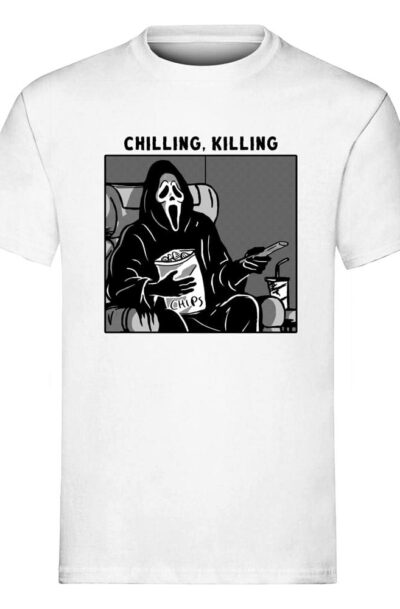 Indiego: Scream – Schrei! T-Shirt Ghost Face Chilling, Killing Grösse S