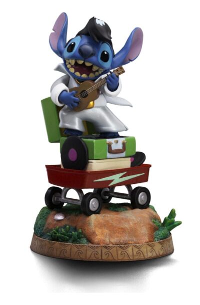 Iron Studios: Lilo & Stitch Art Scale Statue 1/10 Stitch King of Rock 17 cm