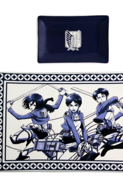 Just Funky: Attack on Titan Keramik Sushi Set mit Essstäbchen