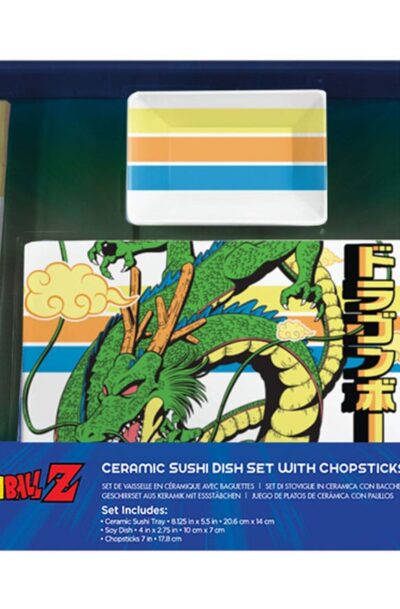 Just Funky: Dragon Ball Z Keramik Sushi Set mit Essstäbchen Shenron