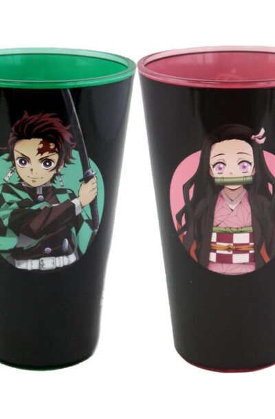 Just Funky: Demon Slayer Trinkgläser 2er-Pack Tanjiro & Nezuko 473 ml