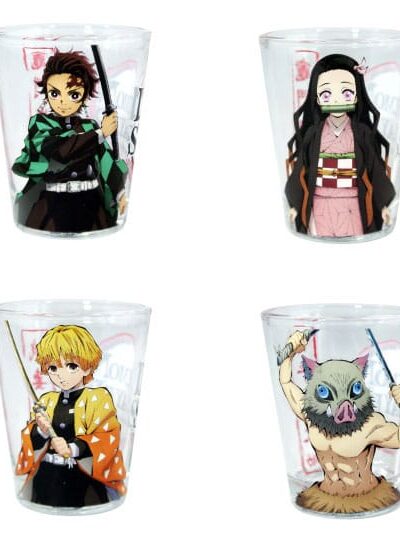 Just Funky: Demon Slayer Schnapsgläser 4er-Pack Gruppe 59 ml